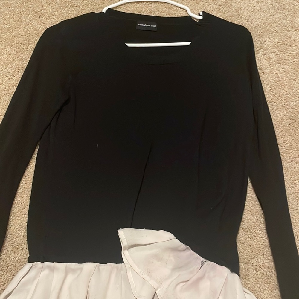 Sweater blouse black “Central Park west”